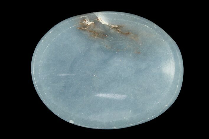 Polished Angelite (Blue Anhydrite) Worry Stones - 1.5" Size - Photo 1